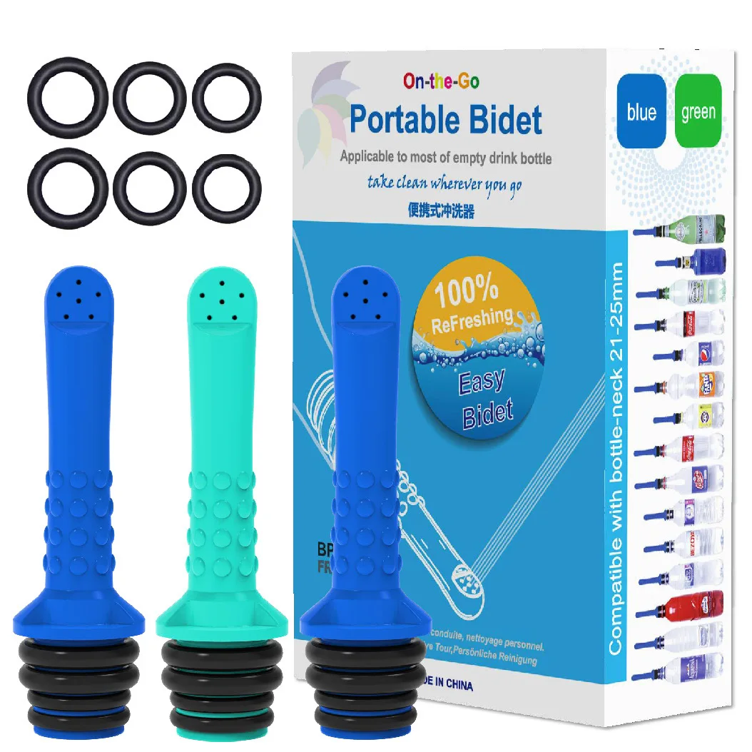 2/3pcs Portable Bidet for Toilet or Travel, Compatible with Every Bottle, Ecological, Mini, Elderly, Sprayer, Bio, Personal