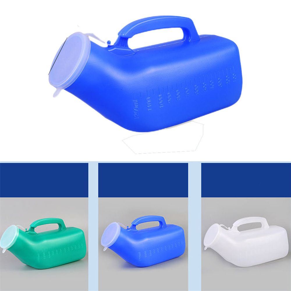 1200/2000ml Urinal Men's Large-capacity Night Pot with Lid Elderly Portable Mobile Toilet Urinary Bottle Disability Man Helper