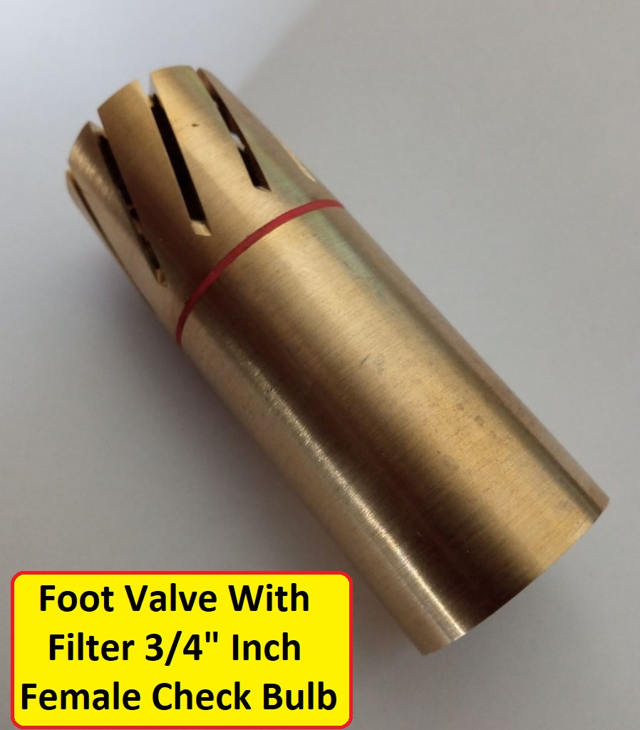 3/4" Brass Foot Valve for water pipe