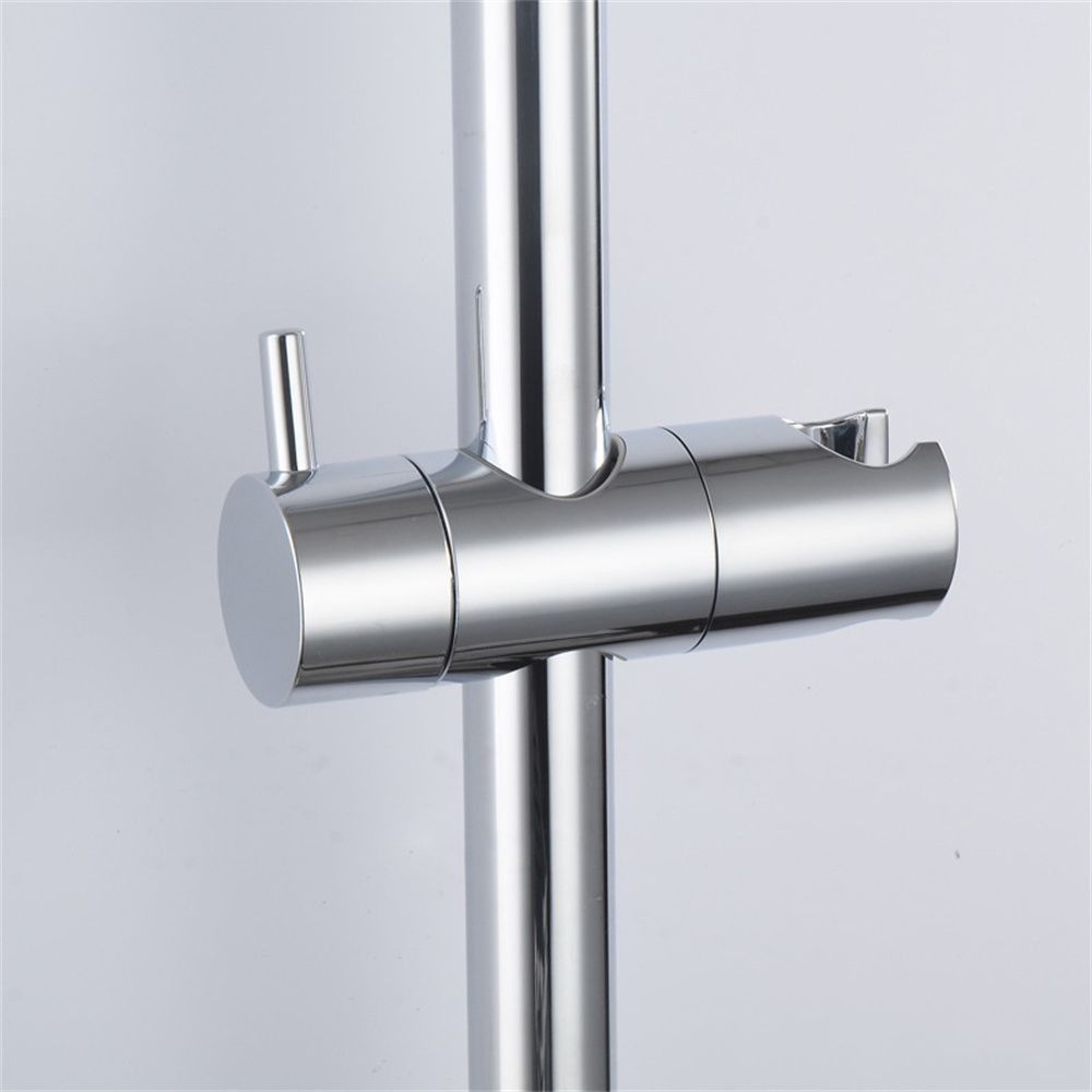 Durable High Quality Practical Faucet Accessories Adjustable Riser Bathroom Rail Slider Holder Shower Head Holder Shower Bracket Rail Bracket Slider